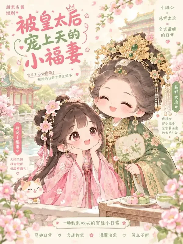 红果剧场《糖心记》封面，古装题材短剧